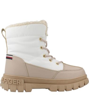 TOMMY HILFIGER T3A5 33609 - STIVALI IMBOTTITI BIANCHI PER BAMBINO BIGOFWHT