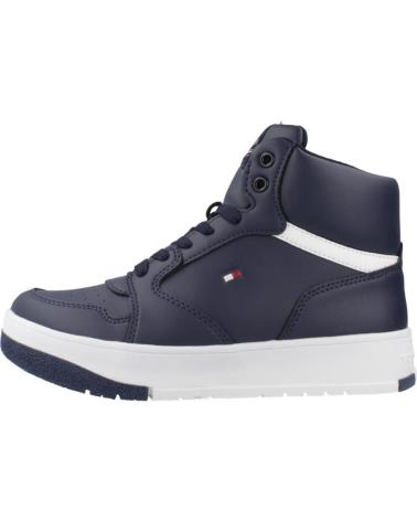 TOMMY HILFIGER TÊNIS CANO MÉDIO COM CADARÇO AZUL MARINHO BLUE