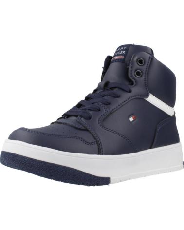 TOMMY HILFIGER TÊNIS CANO MÉDIO COM CADARÇO AZUL MARINHO BLUE