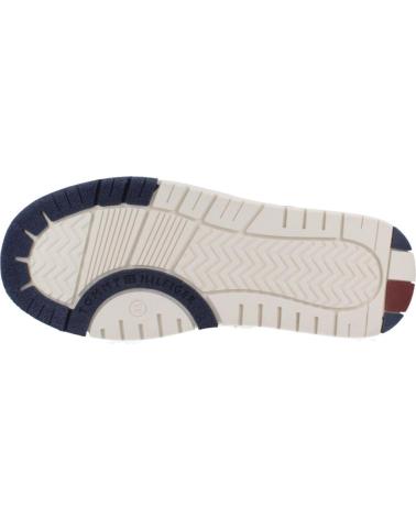 TOMMY HILFIGER TÊNIS CANO MÉDIO COM CADARÇO BRANCO AZUL WHTBLUE