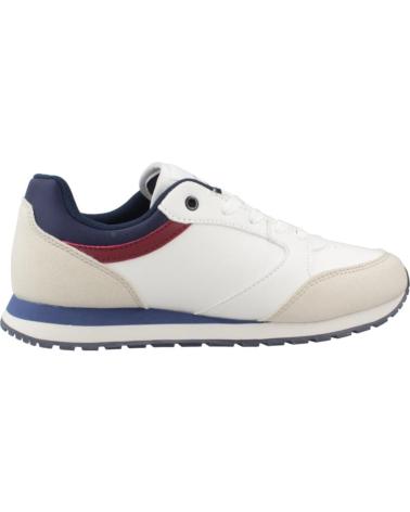 TÊNIS TOMMY HILFIGER FLAG LOW CUT LACE-UP AZUL/BRANCO WHTBLUE