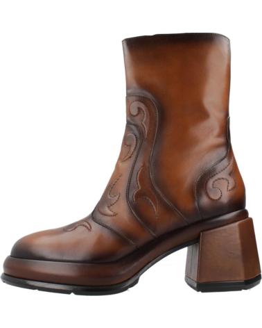 PONS QUINTANA STIEFEL LAURA AUS BRAUNEM LEDER CUERO