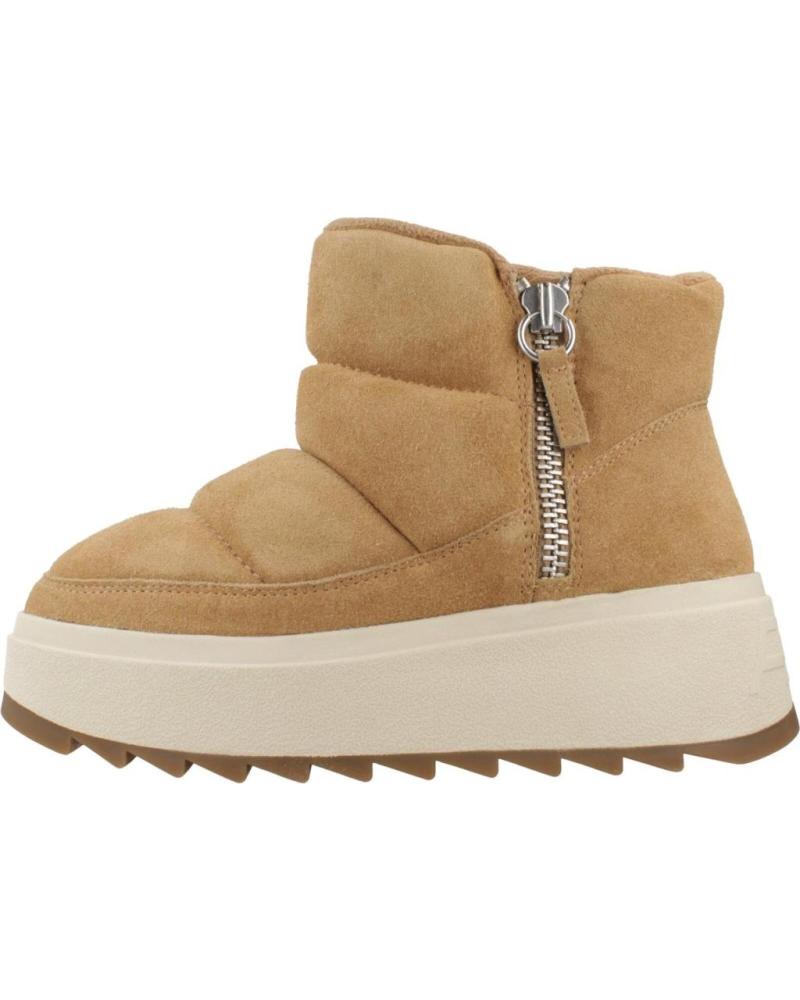 ASH MALICAB GEPOLSTERTE STIEFELETTEN AUS LEDER IN KAMELBRAUN CAMEL
