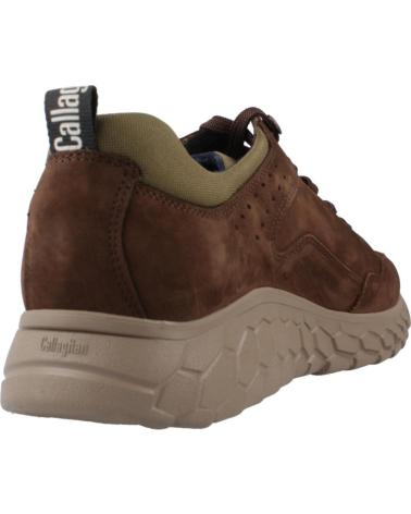 CALLAGHAN 50912C CASUAL SNEAKER NUBUK BRAUN MIT SCHNÜRSENKELN MARRON