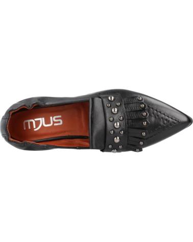 MJUS MOCASINES MUJER MODELO T98107 COLOR NEGRO NERO