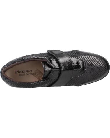PIESANTO MODELO 245578P NEGRO CON CIERRE ADHERENTE NEGRO
