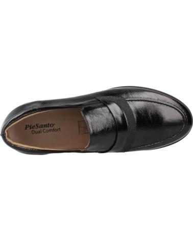 MOCASÍN CONFORT PIESANTO MODELO 245755P NEGRO NEGRO