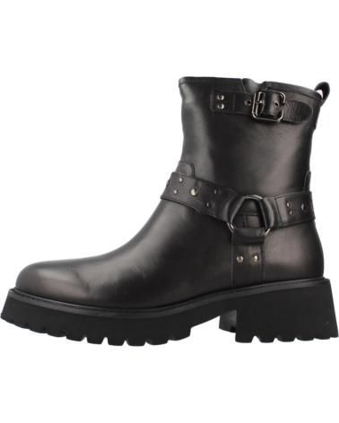 STIVALETTI BIKER CARMELA MODELLO 16190901C NERO CON FIBBIE NEGRO