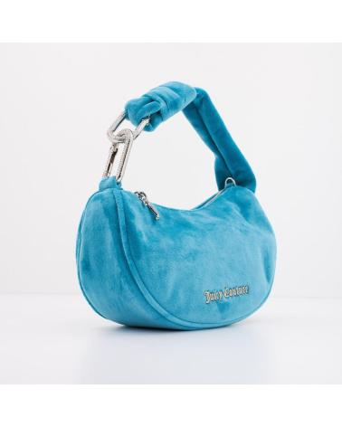 BOLSO DE MANO JUICY COUTURE BLOSSOM SMALL HOBO COLOR AZUL BSQBLU BSQBLU