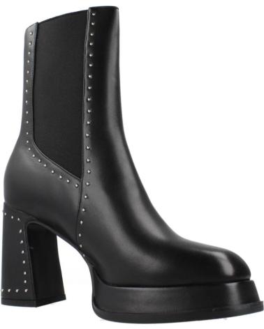 NOA HARMON BOTINES MUJER MODELO 9807N COLOR  NEGRO
