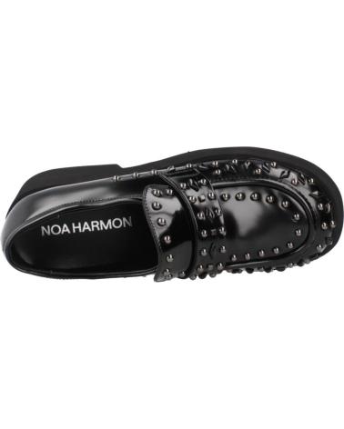 NOA HARMON MOCASINES MUJER MODELO 9832N COLOR  NEGRO