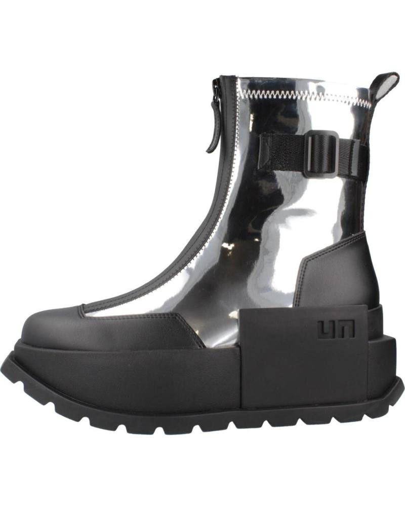 UNITED NUDE ROKO BOOTIE II STIVALETTO ARGENTO SILVER