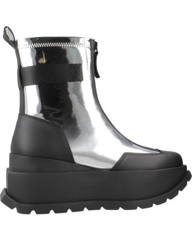 UNITED NUDE ROKO BOOTIE II STIVALETTO ARGENTO SILVER