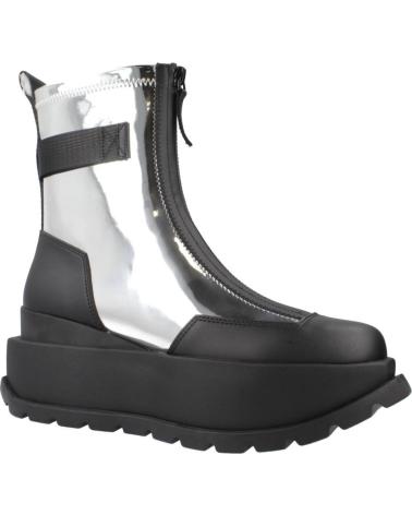 UNITED NUDE ROKO BOOTIE II STIVALETTO ARGENTO SILVER