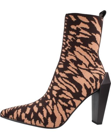 UNITED NUDE GEM SOCK HI STIEFELETTEN ANIMAL PRINT COFFEE COFFEE