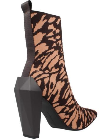 UNITED NUDE GEM SOCK HI STIEFELETTEN ANIMAL PRINT COFFEE COFFEE