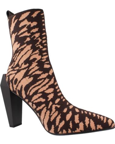 UNITED NUDE GEM SOCK HI STIEFELETTEN ANIMAL PRINT COFFEE COFFEE