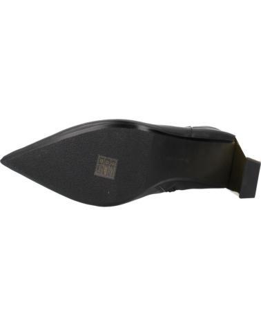 UNITED NUDE GEM BOOTIE HI STIEFELETTEN SCHWARZ BLCKGLD MIT GEOMETRISCHEM GOLDABSATZ BLCKGLD