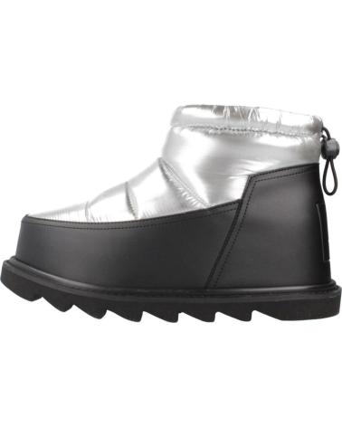 UNITED NUDE ZEMBLA BUBBLE BOOTIE STIEFELETTEN SILBER SILVER