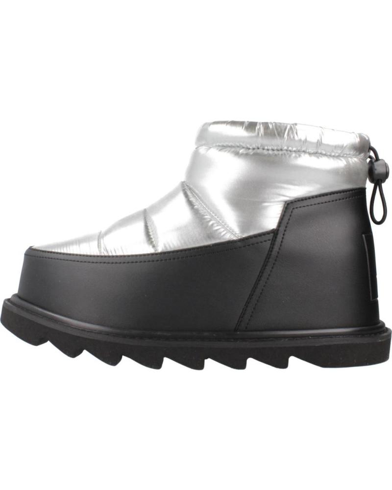 UNITED NUDE ZEMBLA BUBBLE BOOTIE STIEFELETTEN SILBER SILVER