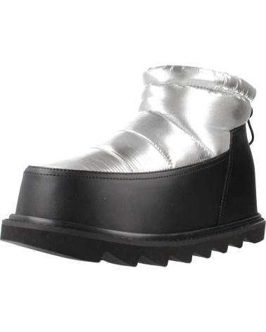 UNITED NUDE ZEMBLA BUBBLE BOOTIE STIEFELETTEN SILBER SILVER