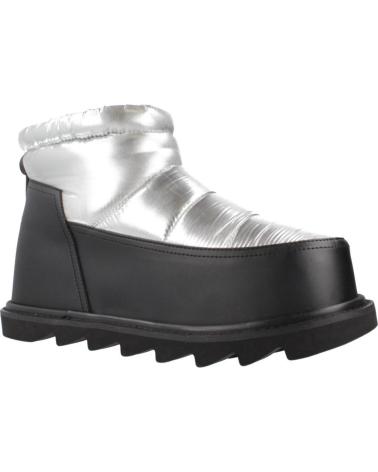 UNITED NUDE ZEMBLA BUBBLE BOOTIE STIEFELETTEN SILBER SILVER
