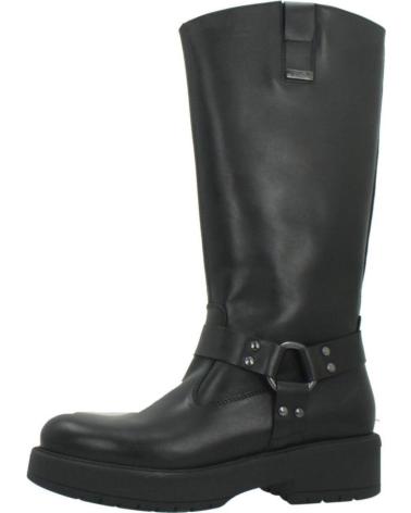 BOTAS ALTAS NERO GIARDINI I411989D DE PIEL NEGRAS 100