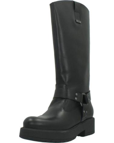 BOTAS ALTAS NERO GIARDINI I411989D DE PIEL NEGRAS 100