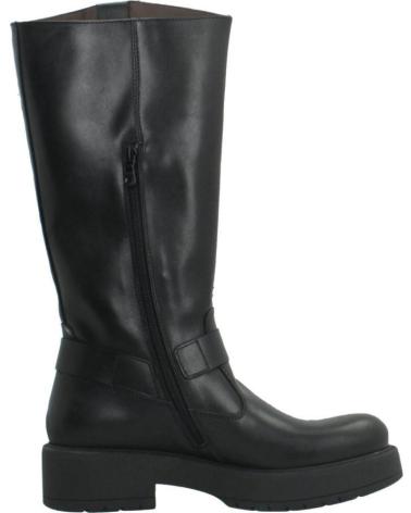 BOTAS ALTAS NERO GIARDINI I411989D DE PIEL NEGRAS 100