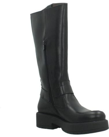 BOTAS ALTAS NERO GIARDINI I411989D DE PIEL NEGRAS 100