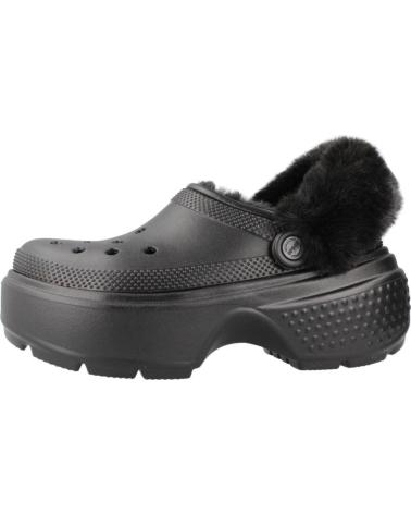 CROCS STOMP LINED CLOG BLACK BLACK