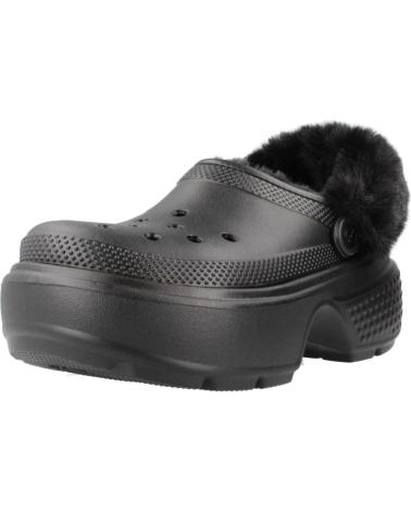 CROCS STOMP LINED CLOG BLACK BLACK