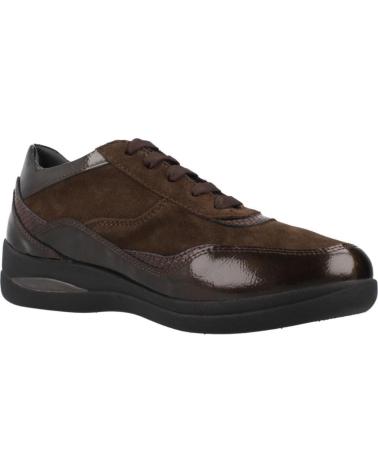 STONEFLY AURORA 25 VELOUR-S PATENT BROWN SNEAKERS 410
