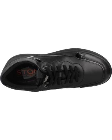 STONEFLY SNEAKER ROCHA 5 NAPPA UND LACKLEDER SCHWARZ 000