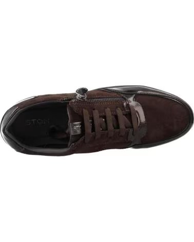 BASKETS STONEFLY CREAM 58 VELOUR-S PATENT MARRON (RÉF. 221735) MARRóN