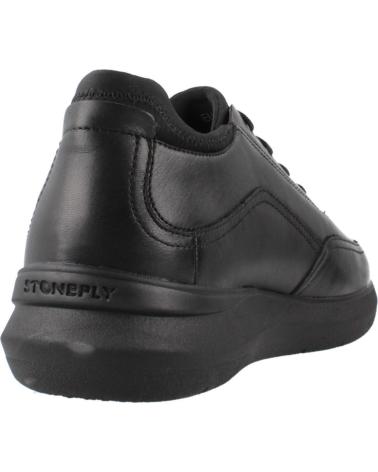 STONEFLY SEVEN SEASON HDRY 2 - SAPATILHAS URBANAS EM PELE NAPPA PRETA 000