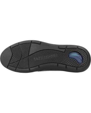 STONEFLY SEVEN SEASON HDRY 2 - SAPATILHAS URBANAS EM PELE NAPPA PRETA 000