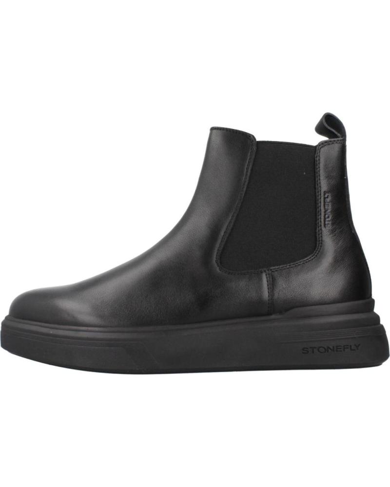 BOTINES STONEFLY PHOENIX 5 CALF LTH NEGROS 000