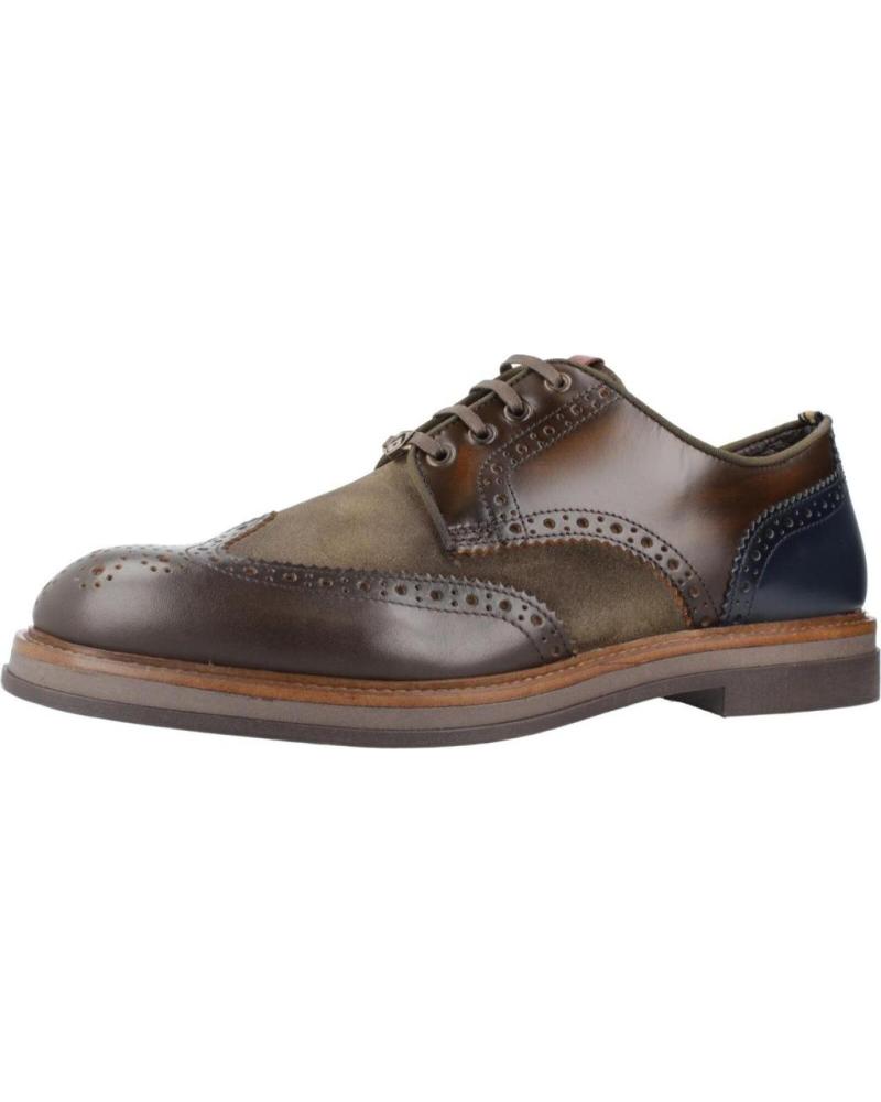 SAPATOS AMBITIOUS 12391C 6564AM CASTANHOS BROGUE BICOLOR MSKCMB