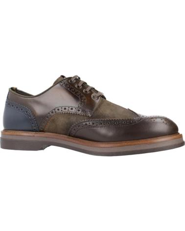 SAPATOS AMBITIOUS 12391C 6564AM CASTANHOS BROGUE BICOLOR MSKCMB
