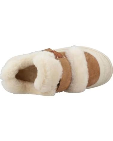 NAN-KU BOTTINES MODÈLE DFH24 COULEUR MARRON CAMEL RÉF 898561