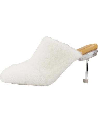 4CCCCEES OSHA BUBBLE HI - IVORY WHITE HEELED MULES IVORY