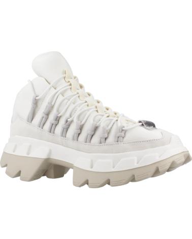 4CCCCEES ARKO TEXO - WHITE PLATFORM CASUAL SNEAKERS WHITE