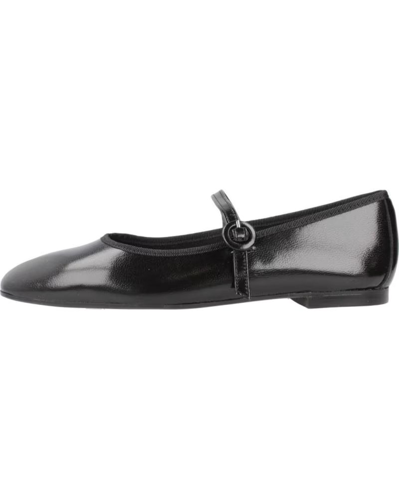 YELLOW WOMEN´S BALLET FLATS MODEL CLAU, REF: 898575, BLACK NEGRO