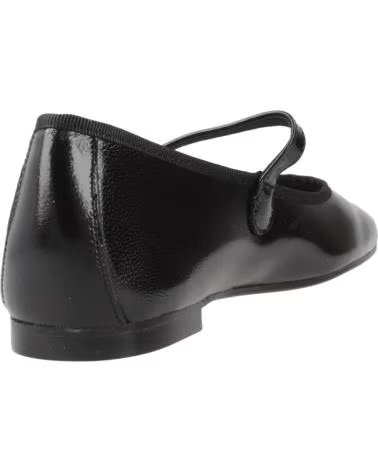 YELLOW WOMEN´S BALLET FLATS MODEL CLAU, REF: 898575, BLACK NEGRO