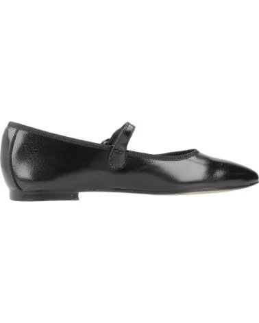 YELLOW WOMEN´S BALLET FLATS MODEL CLAU, REF: 898575, BLACK NEGRO