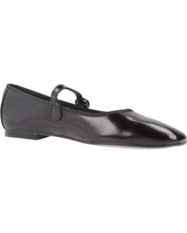 YELLOW WOMEN´S BALLET FLATS MODEL CLAU, REF: 898575, BLACK NEGRO