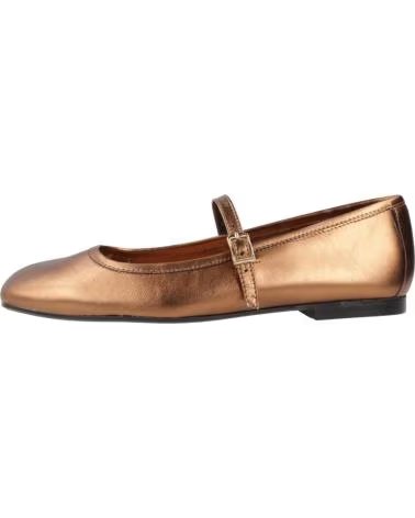 YELLOW WOMEN´S RITA METALLIC BRONZE BALLET FLATS REF 898582 MTLCBT
