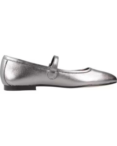 YELLOW WOMEN´S BALLET FLATS RITA MODEL SILVER MTLRCA REF 898583