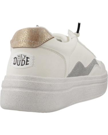 HEY DUDE HUDSON LIFT METALLIC WH WHITE BRANCO WHITE